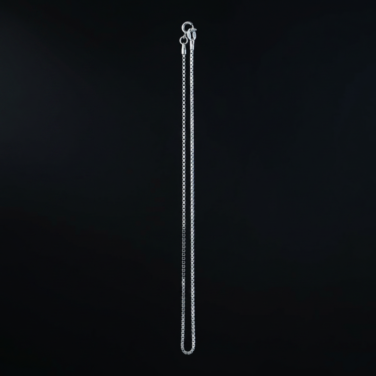 Corrente Veneziana Masculina em Prata 925 1 mm | SVAL