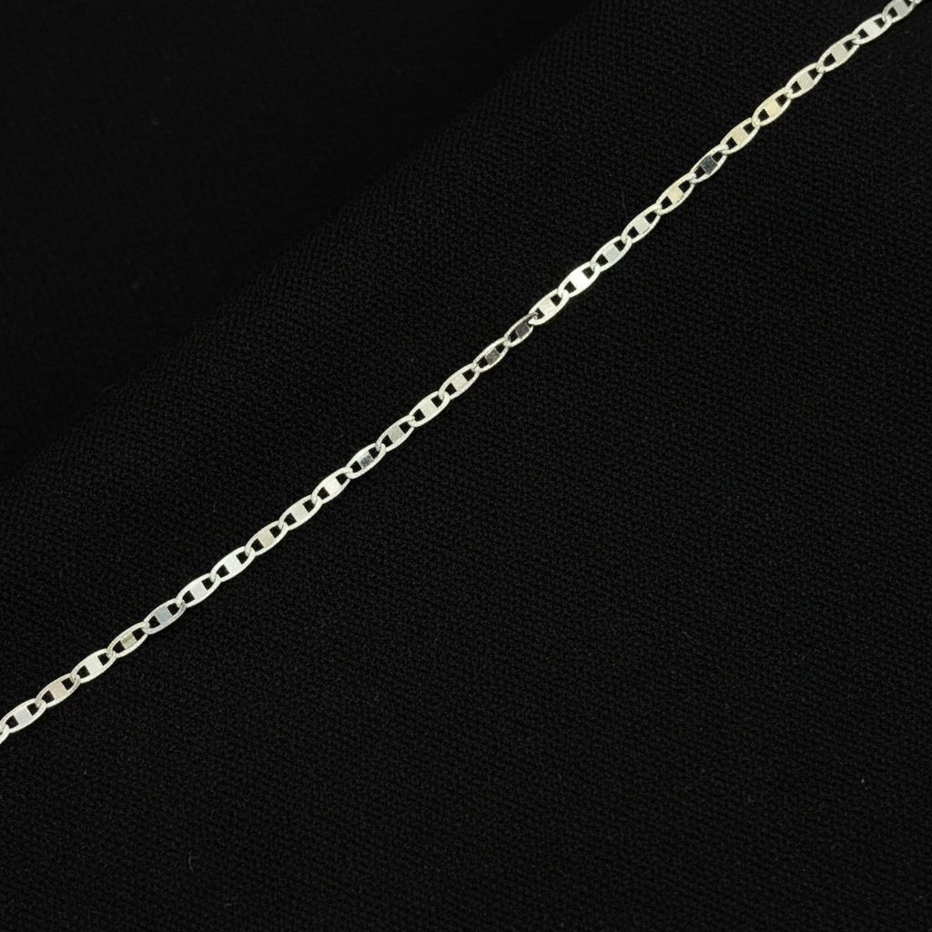 Corrente Cartier Slim Masculina em Prata 925 1 mm  SVAL